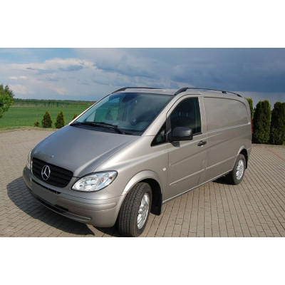 Ochranná nerezová lišta prahu piatych dverí Mercedes  Vito II/Viano W639 2003 - 2014