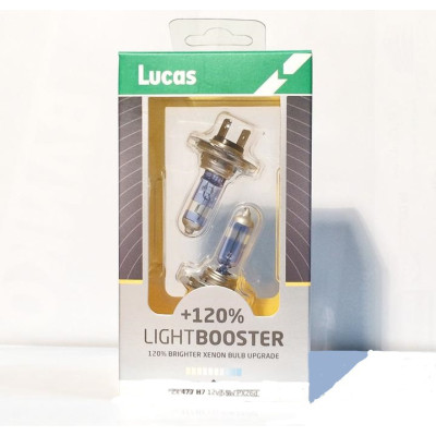 Autožiarovky LUCAS H7 - 12V/55W, +120% Light Booster UNLIMITED