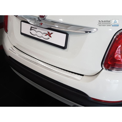 Ochranná nerezová lišta prahu piatych dverí Fiat 500X 2014 -