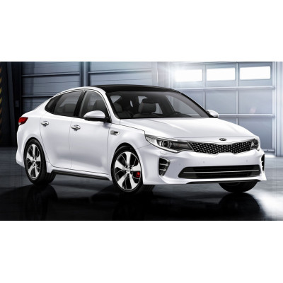 Ochranná nerezová lišta prahu piatych dverí (čierna) Kia Optima Sedan 2015 -