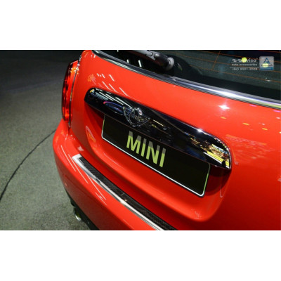 Ochranná nerezová lišta prahu piatych dverí (chróm / čierny carbon) Mini Cooper III F56 2014 -