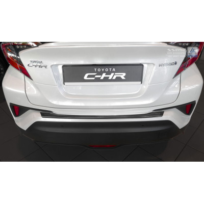 Ochranná nerezová lišta prahu piatych dverí (čierna / čierny carbon) Toyota C-HR 2016 -