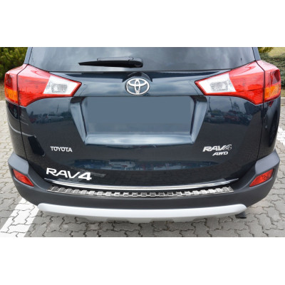 Ochranná nerezová lišta prahu piatych dverí Toyota RAV 4 IV 2013 - 2015