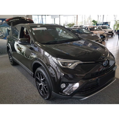 Ochranná nerezová lišta prahu piatych dverí (čierna) Toyota RAV 4 IV 2015 -