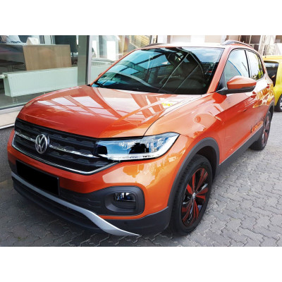 Nerezové kryty prahov VW T-Cross 2018 -