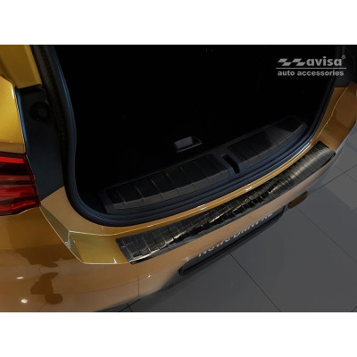 Ochranná nerezová lišta prahu piatych dverí (čierna) BMW X2 F49 (M-Pakiet) 2018 -