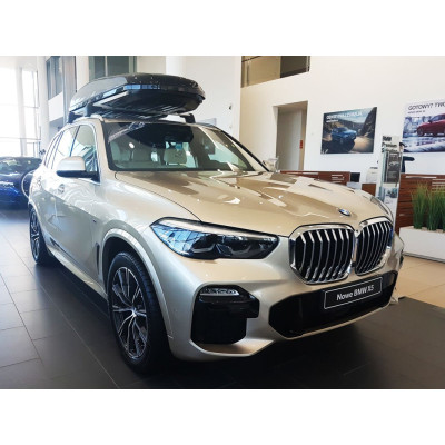 Ochranná nerezová lišta prahu piatych dverí (čierna) BMW X5 G05 M-Pakiet 2018 -