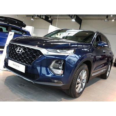 Ochranná nerezová lišta prahu piatych dverí Hyundai Santa Fe 2018 -