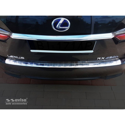 Ochranná nerezová lišta prahu piatych dverí Lexus RX 2015 -