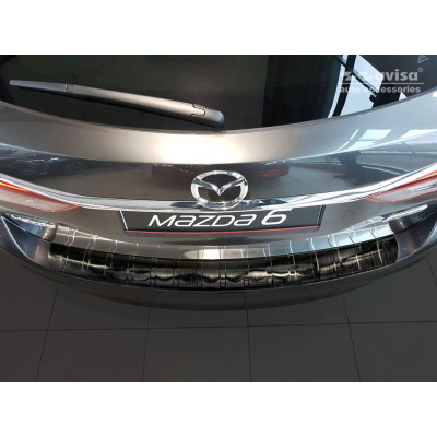 ezová lišta prahu piatych dverí (čierna) Mazda 6 Kombi 2012 -