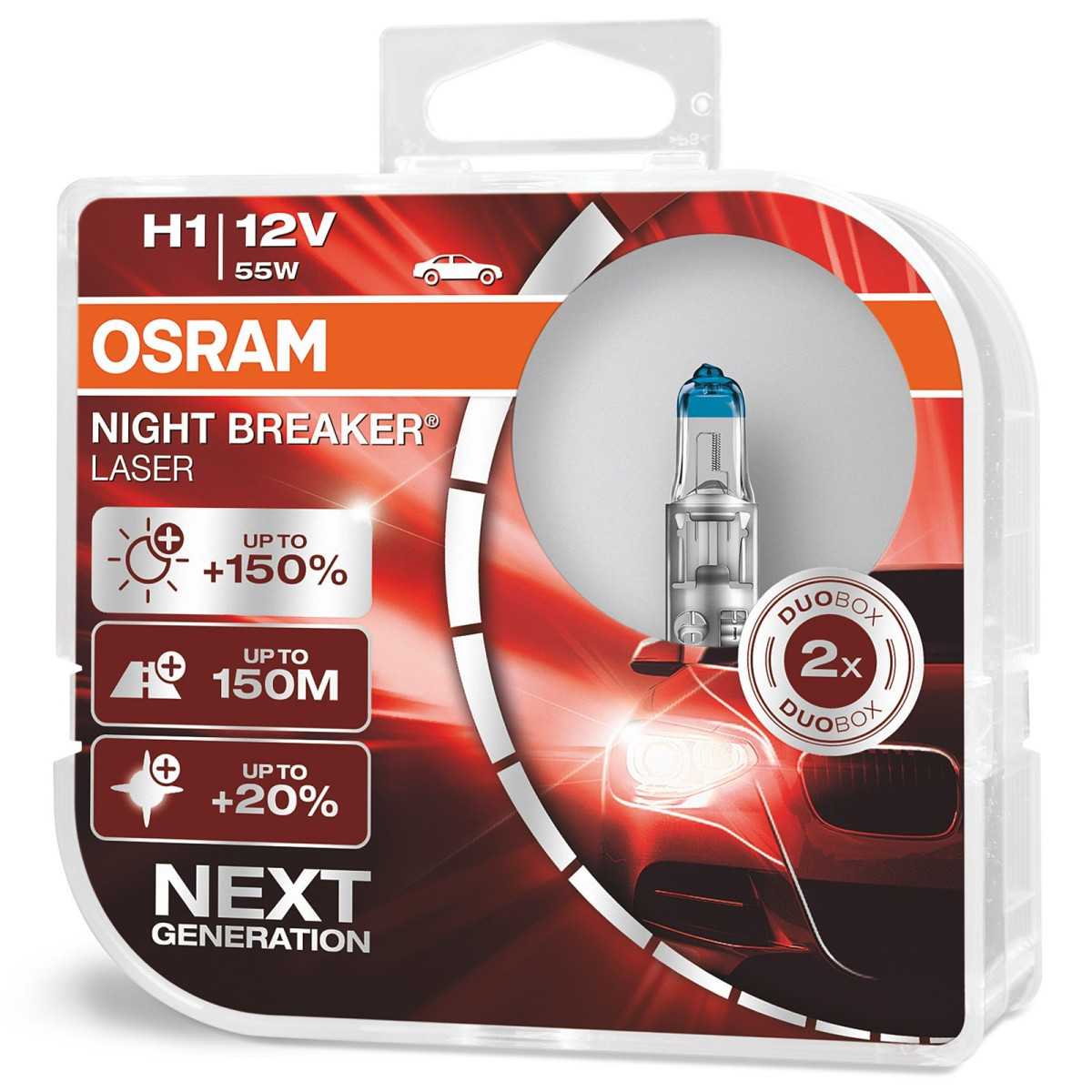 Autožiarovky OSRAM Night Breaker Unlimited H1 12V/55W, 2ks