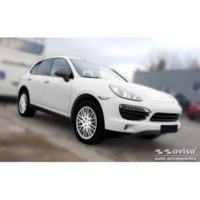 Ochranná nerezová lišta prahu piatych dverí Porsche Cayenne 2010 -