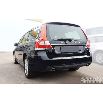 Ochranná nerezová lišta prahu piatych dverí Volvo V70 III 2014 -