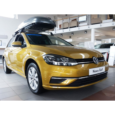 Ochranná nerezová lišta prahu piatych dverí (čierna) VW Golf VII 2012 -