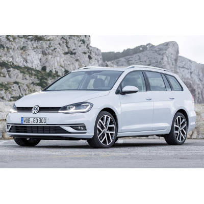 Ochranná nerezová lišta prahu piatych dverí (čierna) VW Golf VII Variant FL 2017 -