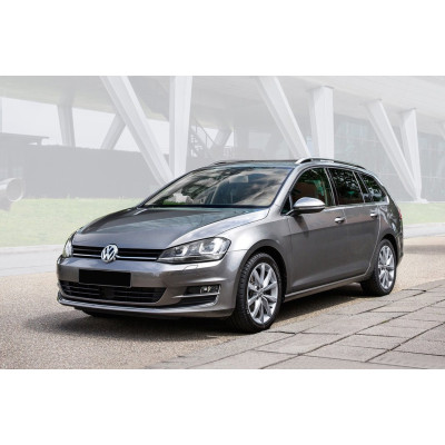 Ochranná nerezová lišta prahu piatych dverí (čierna) VW Golf VII Variant 2012 - 2016