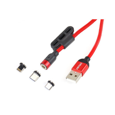 Multikábel USB Lightning/USB C/micro USB 100cm