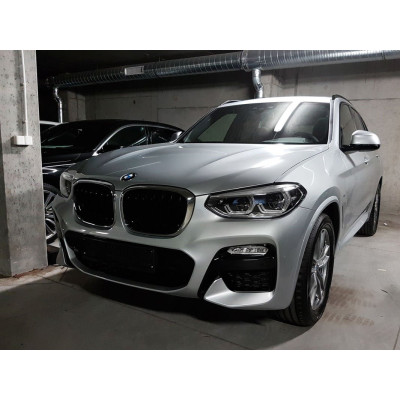 Ochranná nerezová lišta prahu piatych dverí (čierna) BMW X3 G01 2017 -