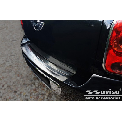 Ochranná nerezová lišta prahu piatych dverí Mini Countryman 2010 - 2014