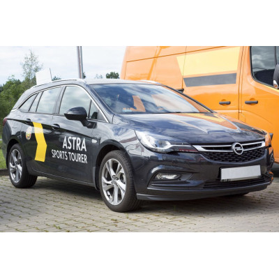 Ochranná nerezová lišta prahu piatych dverí (čierna) Opel Astra K Sports Tourer 2015 -