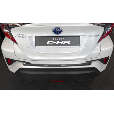 Ochranná nerezová lišta prahu piatych dverí (čierna) Toyota C-HR 2016 -